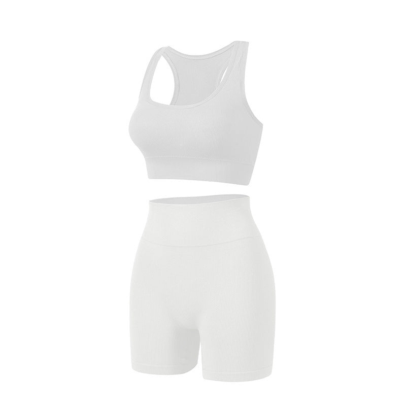 Women’s Wireless Yoga Bra & Shorts Set