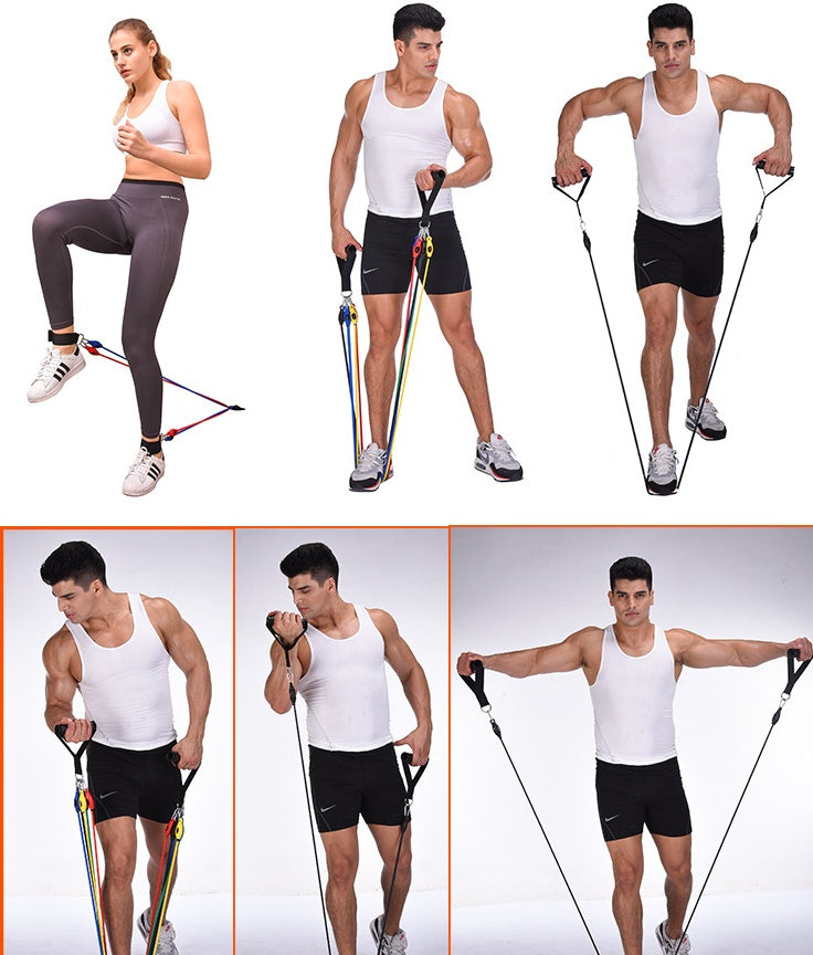 Portable Fitness Rally Band – Full Body Resistance Trainer for Home & Travel Workouts