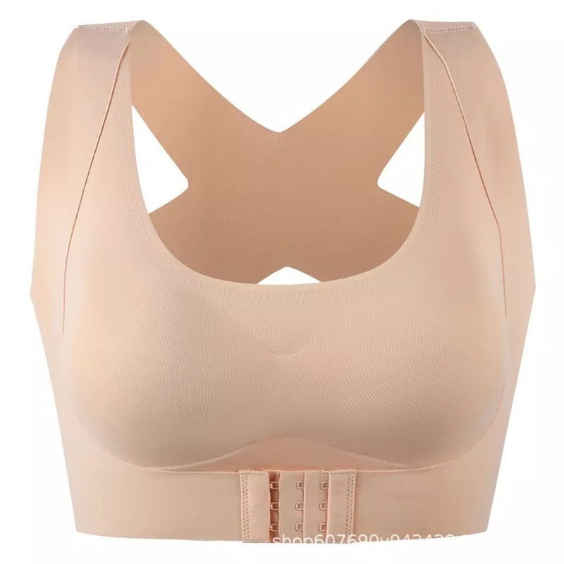 2-in-1 Posture Corrector & Breast Lifting Bra – Seamless Support for Active Women