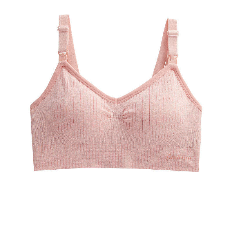 Seamless Nursing Bra – Soft Wireless Support for Pregnancy & Breastfeeding (M–XL)