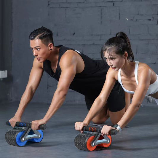 Automatic Rebound Ab Roller – Double Wheel Core