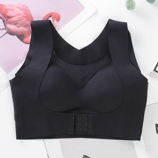 2-in-1 Posture Corrector & Breast Lifting Bra – Seamless Support for Active Women